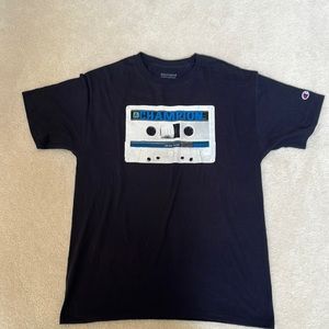 Adult M Navy Blue Champion T-Shirt